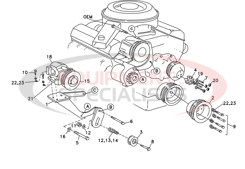 Deweze 700028 Clutch Pump Diagram Breakdown Diagram