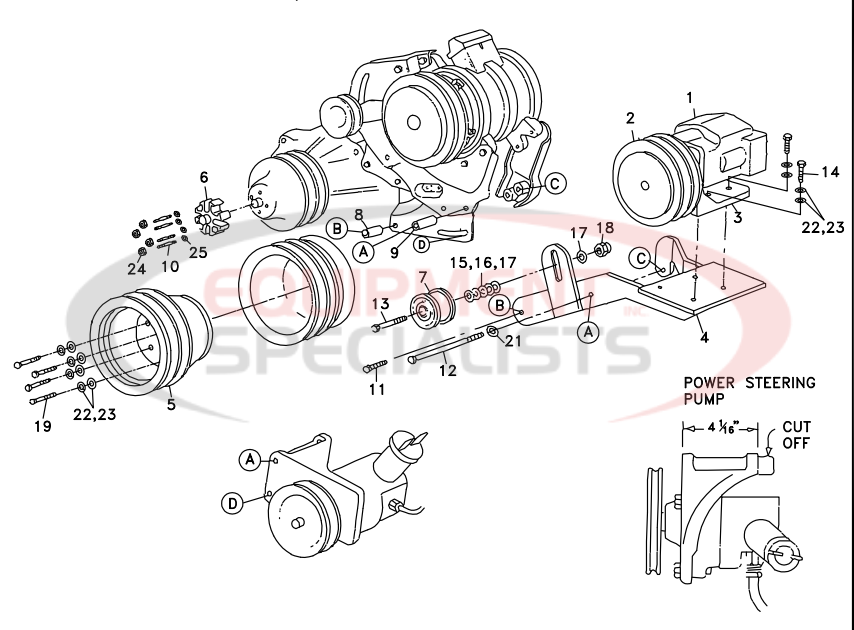 Deweze 700029 Clutch Pump Diagram Breakdown Diagram