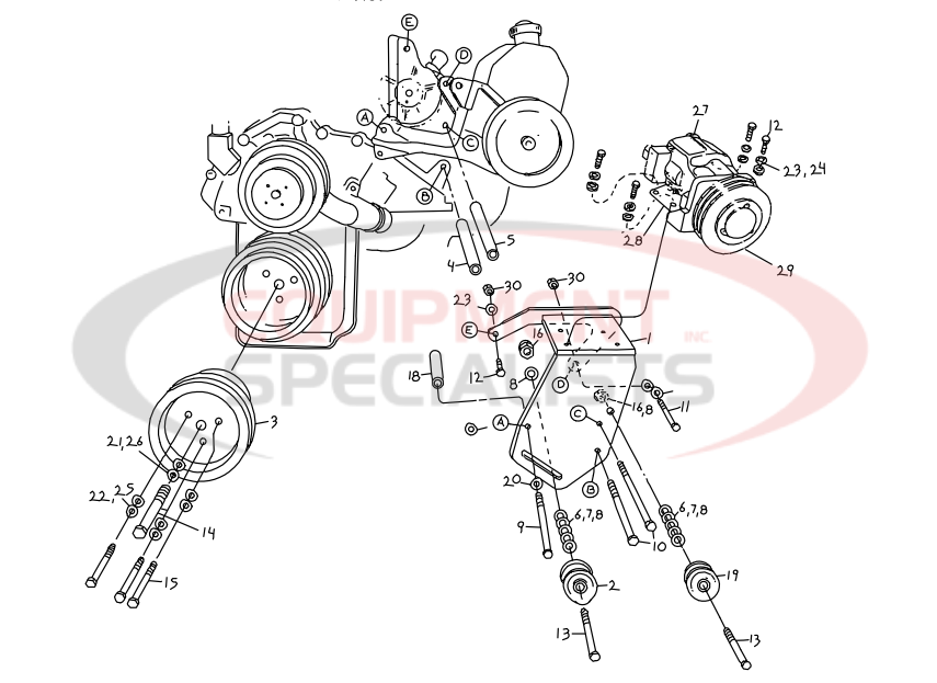 Deweze 700036 Clutch Pump Diagram Breakdown Diagram