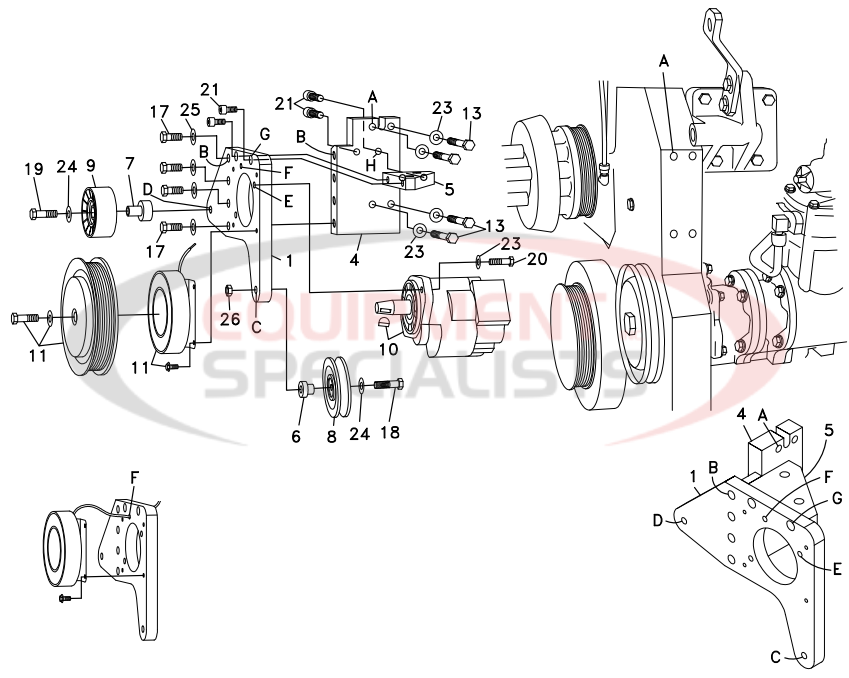 Deweze 700347 Clutch Pump Diagram Breakdown Diagram