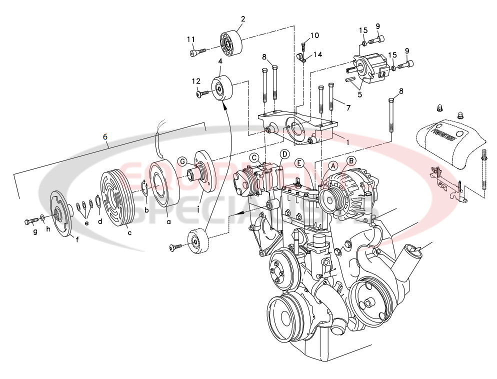 Deweze 700368 Clutch Pump Diagram Breakdown Diagram