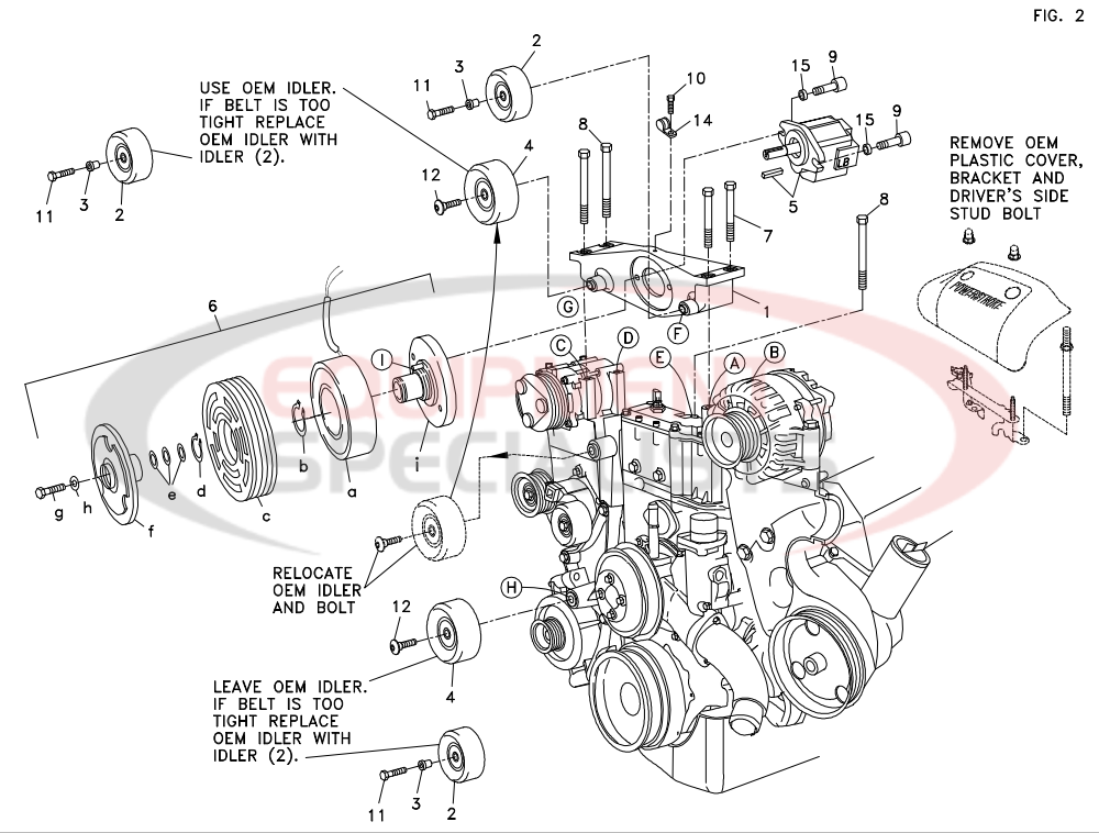 Deweze 700376 Clutch Pump Breakdown Diagram