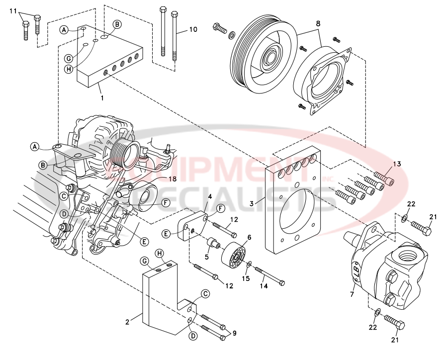 Deweze 700447 Clutch Pump Diagram Breakdown Diagram