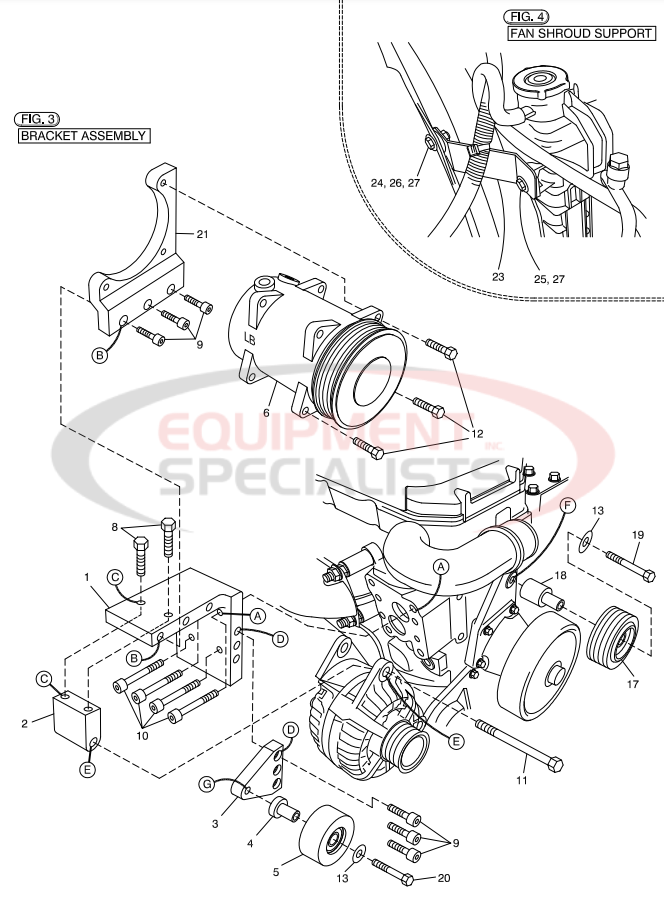 Deweze 700480 Clutch Pump Breakdown Diagram