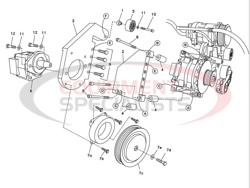 Deweze 700484 Clutch Pump Diagram Breakdown Diagram