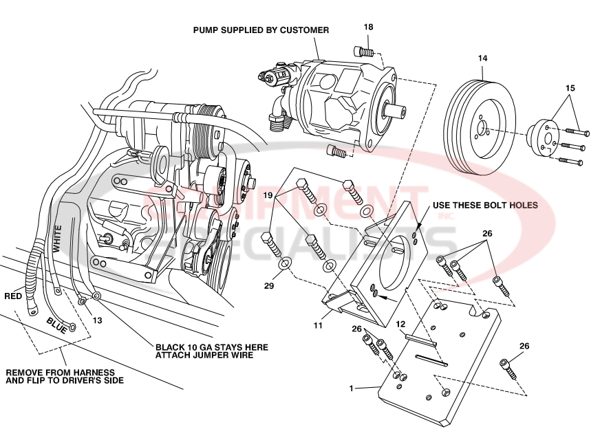 Deweze 700500 Clutch Pump Diagram 1 Breakdown Diagram