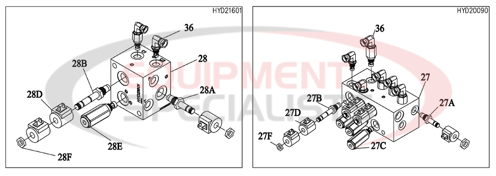 Boss Drag Pro Hydraulic Valve Body and Parts Diagram Breakdown Diagram