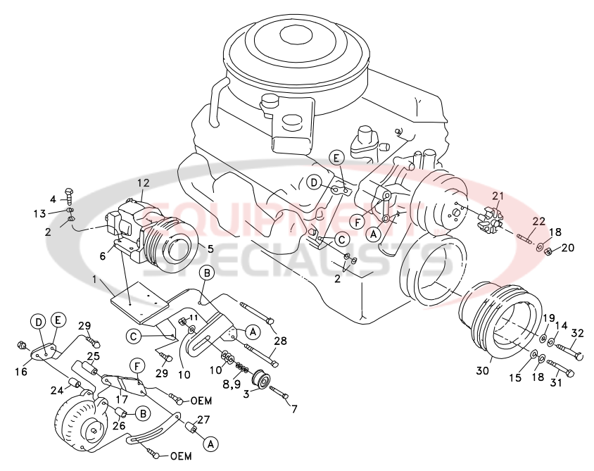 Deweze 700039 Clutch Pump Diagram Breakdown Diagram