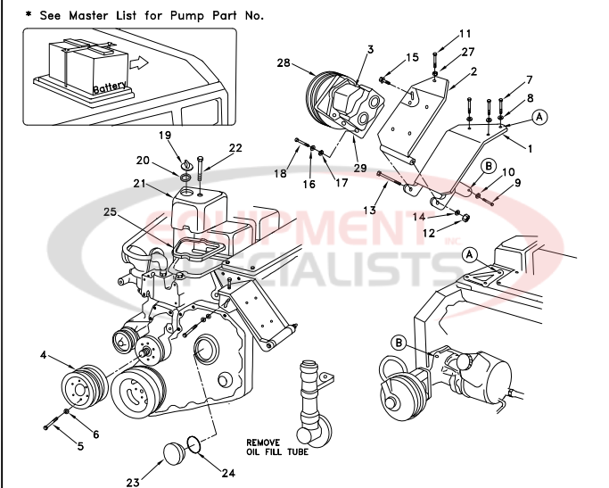 Deweze 700042 Clutch Pump Diagram Breakdown Diagram