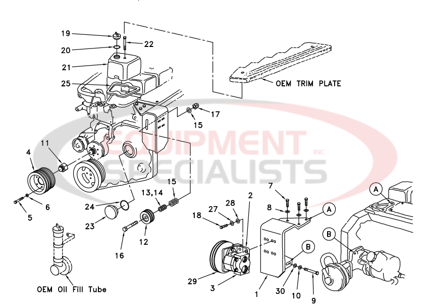 Deweze 700069 Clutch Pump Diagram Breakdown Diagram