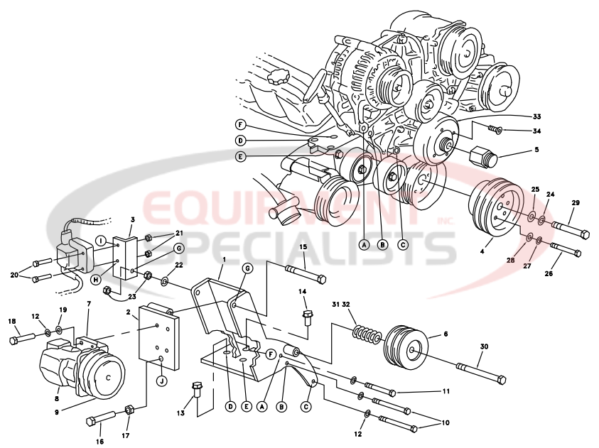 Deweze 700071 Clutch Pump Diagram Breakdown Diagram