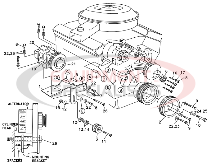 Deweze 700001 Clutch Pump Diagram Breakdown Diagram