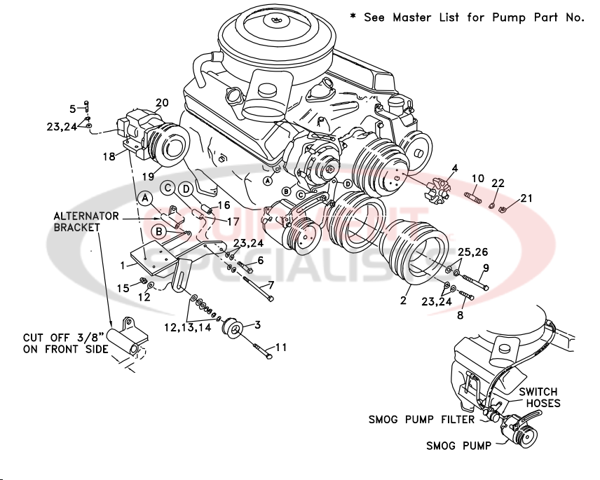 Deweze 700003 Clutch Pump Diagram Breakdown Diagram