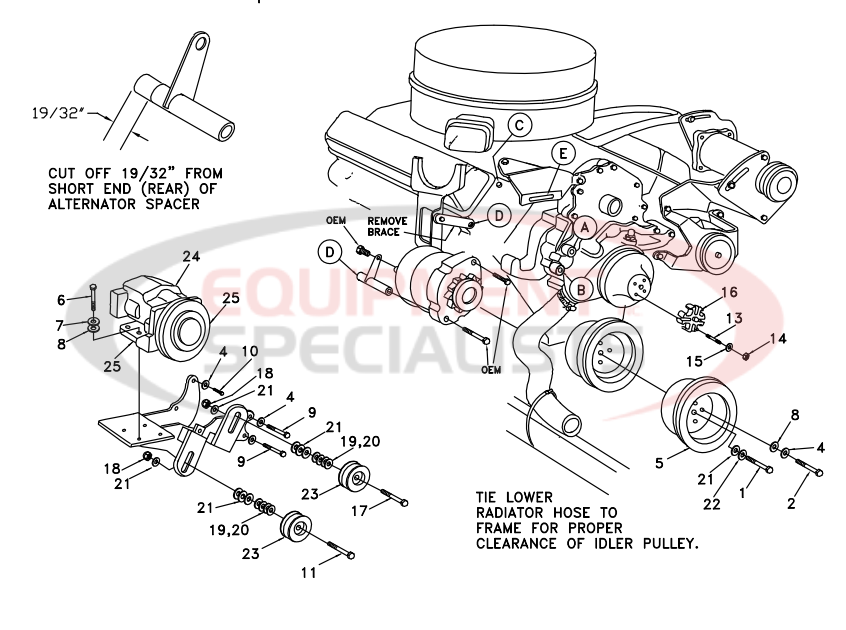 Deweze 700015 Clutch Pump Diagram Breakdown Diagram