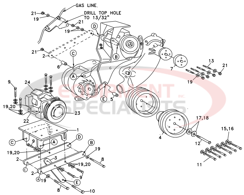 Deweze 700018 Clutch Pump Diagram Breakdown Diagram