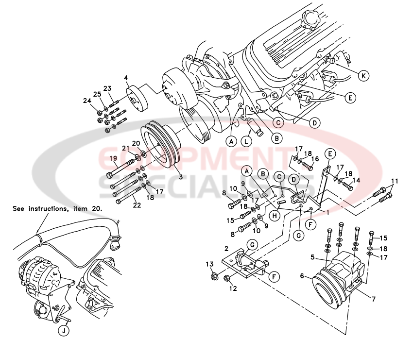 Deweze 700072 Clutch Pump Kit Diagram Breakdown Diagram