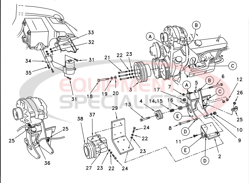 Deweze 700078 Clutch Pump Diagram Breakdown Diagram