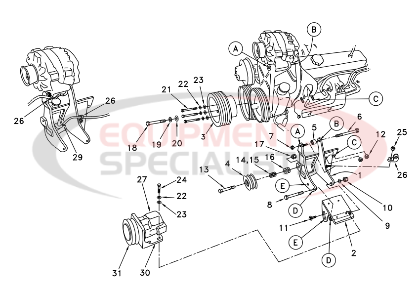 Deweze 700079 Clutch Pump Diagram Breakdown Diagram