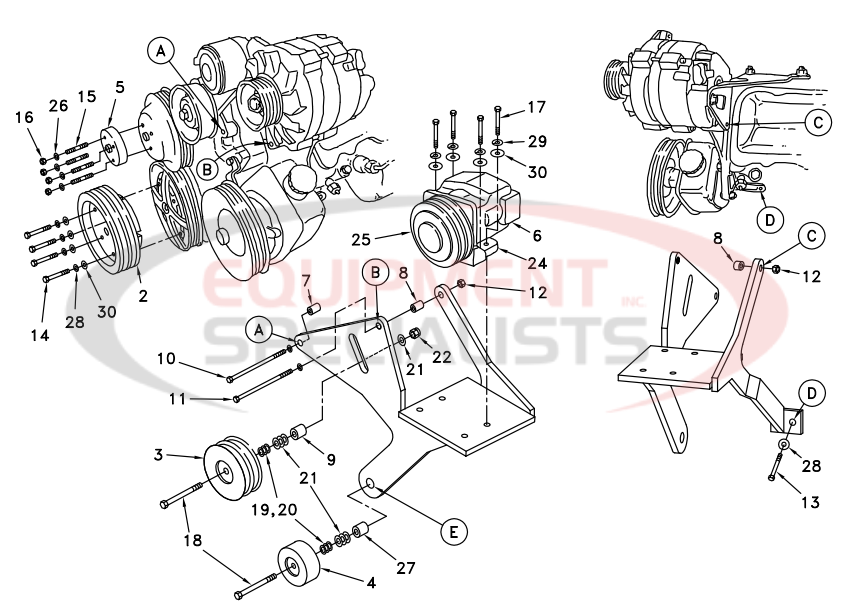 Deweze 700081 Clutch Pump Diagram Breakdown Diagram