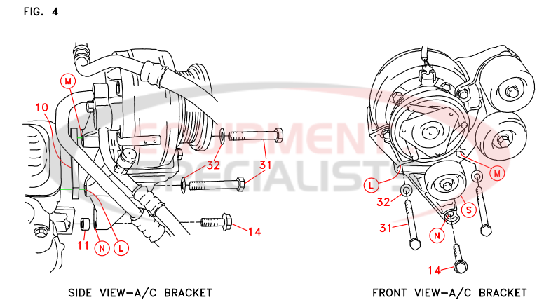 Deweze 700083 Clutch Pump Diagram 3 Breakdown Diagram