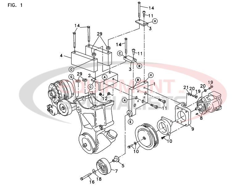 Deweze 700091 Clutch Pump Diagram Breakdown Diagram