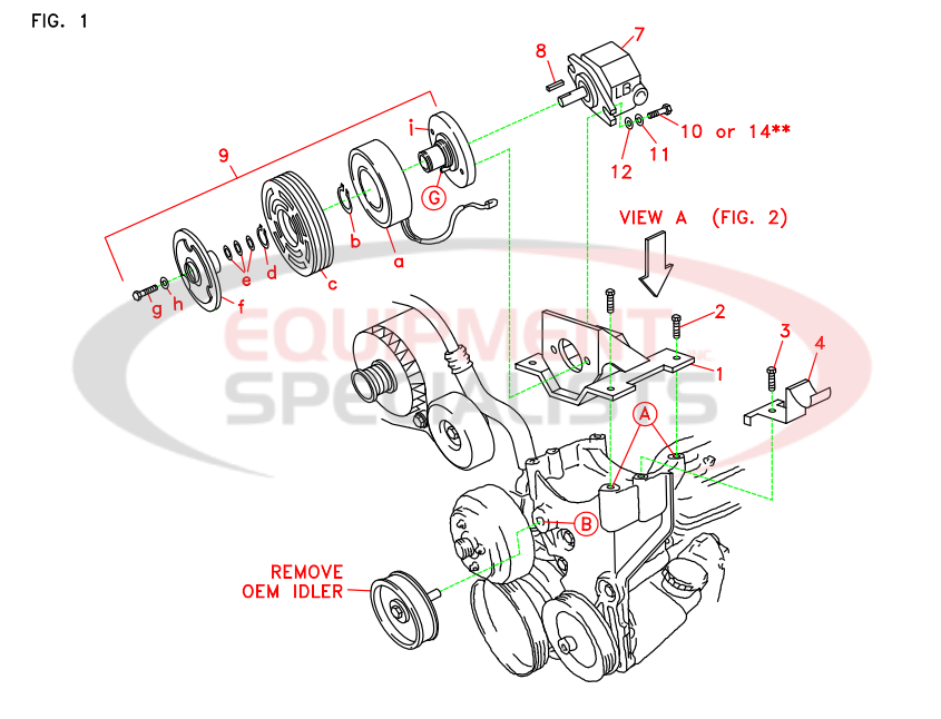 Deweze 700309 Clutch Pump Breakdown Diagram