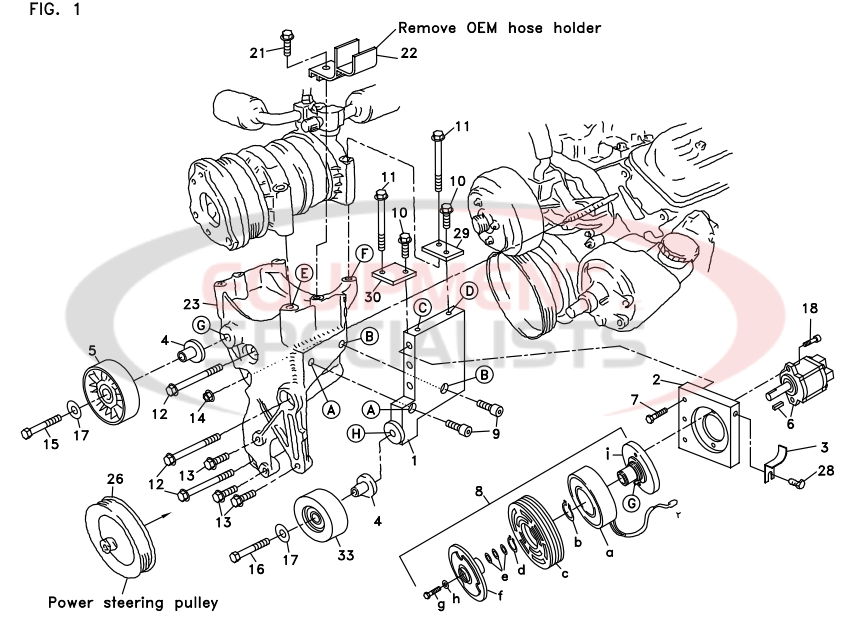 Deweze 700321 Clutch Pump Breakdown Diagram