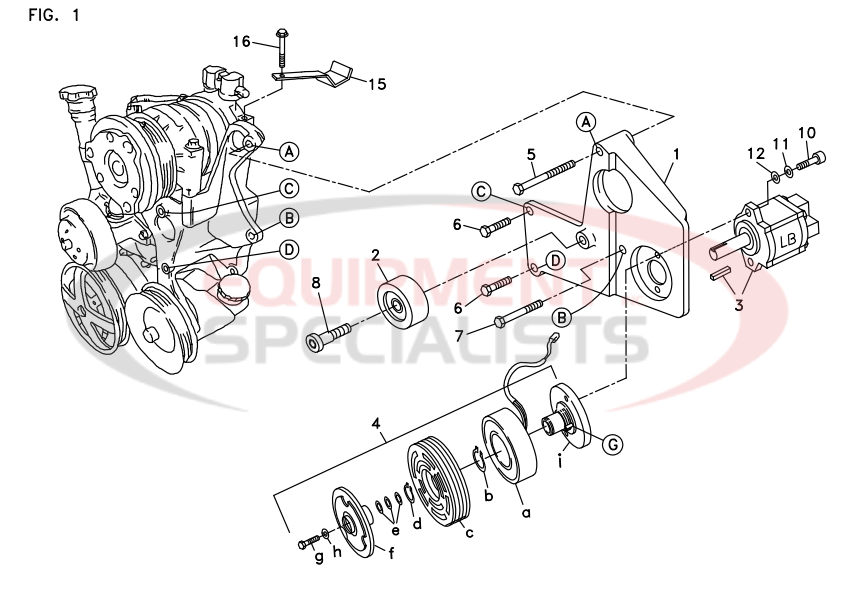 Deweze 700335 Clutch Pump Diagram Breakdown Diagram