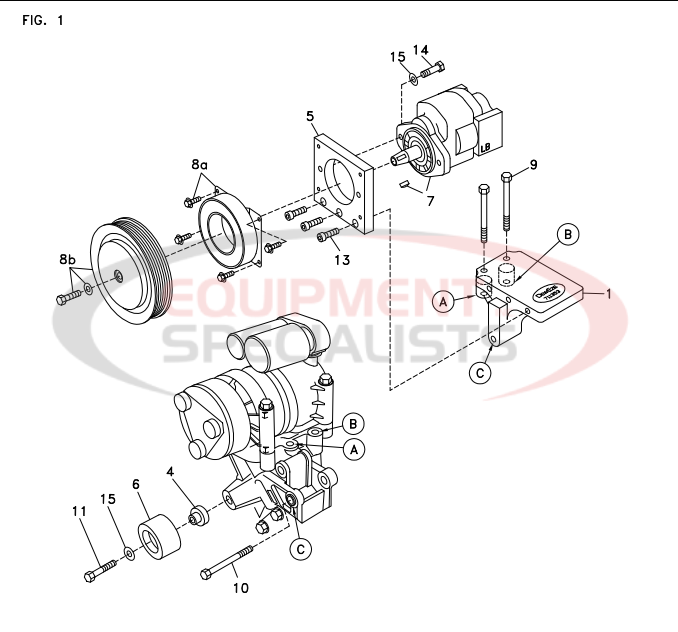 Deweze 700374 Clutch Pump Diagram Breakdown Diagram