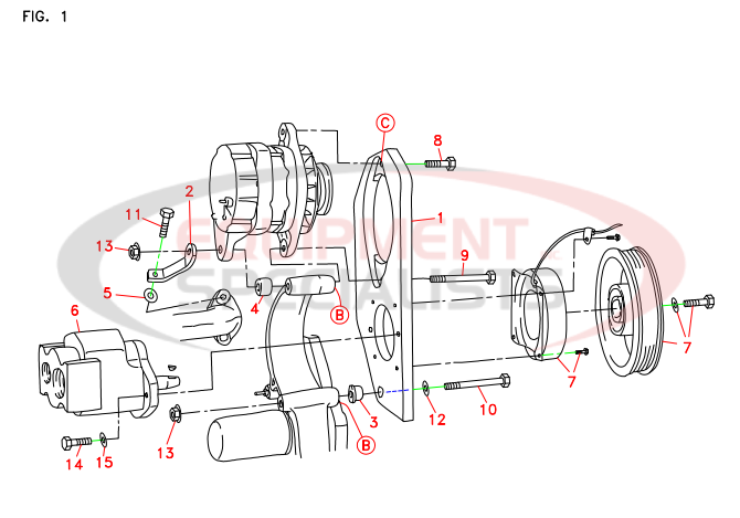 Deweze 700322 Clutch Pump Diagram Breakdown Diagram