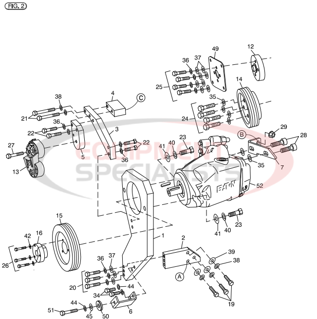 Deweze 700444 Clutch Pump Diagram Breakdown Diagram