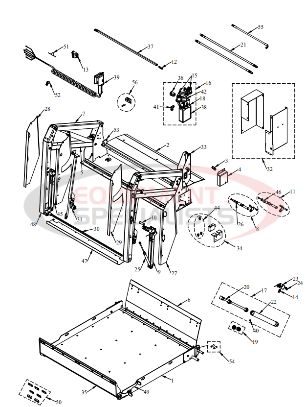 Tommy Gate V2 Lift Gates Diagram Breakdown Diagram