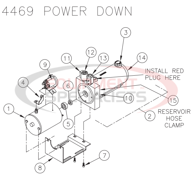 Thieman 4469 Power Down Breakdown Diagram