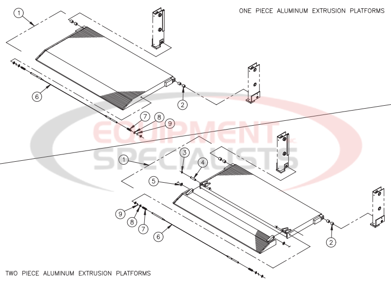 Thieman Aluminum Extrusion Platforms Pickup Service Body Breakdown Diagram
