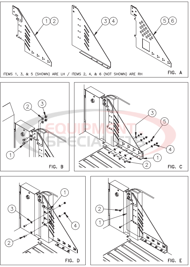 Thieman TT15 Mounting Hardware Parts Diagram Breakdown Diagram