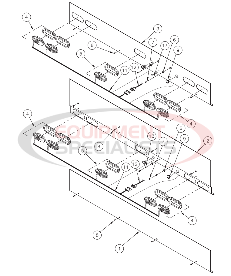 Thieman Medium Duty TVLR 125 16 Housing Covers Diagram Breakdown Diagram