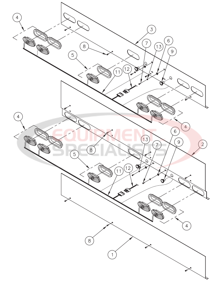 Thieman Medium Duty 20/20A Housing Covers Diagram Breakdown Diagram