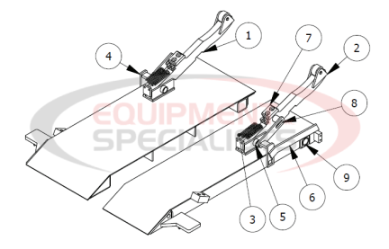 Thieman Medium Duty TVLR 30/30A Cam Close Assembly Diagram Breakdown Diagram