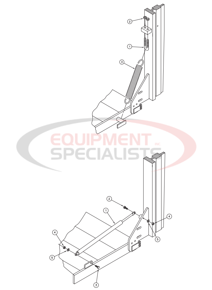 Thieman Medium Duty AATVL Spring and Damper Assembly Diagram Breakdown Diagram