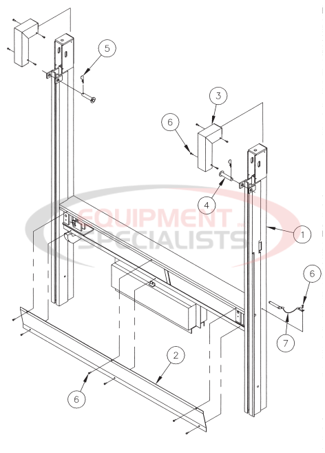 Thieman Heavy Duty VL Frame Assembly Diagram Breakdown Diagram