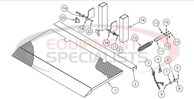 Thieman Conventional WT Platform Assembly Diagram Breakdown Diagram