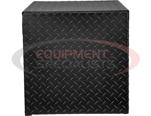 18X18X24 INCH TEXTURED MATTE BLACK DIAMOND TREAD ALUMINUM UNDERBODY TRUCK BOX