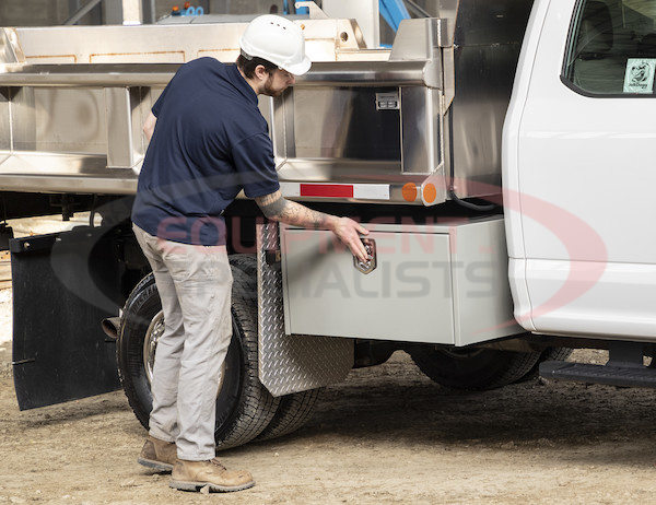 18X18X36 INCH PRIMED STEEL UNDERBODY TRUCK BOX