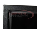 18X18X36 INCH TEXTURED MATTE BLACK STEEL UNDERBODY TRUCK BOX WITH 3-POINT LATCH