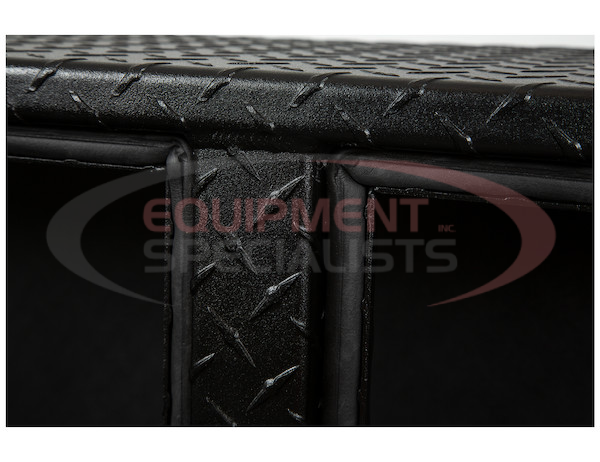 16X13X88 TEXTURED MATTE BLACK DIAMOND TREAD ALUMINUM TOPSIDER TRUCK BOX