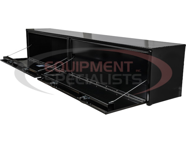 18X16X88 INCH BLACK SMOOTH ALUMINUM TOPSIDER TRUCK BOX