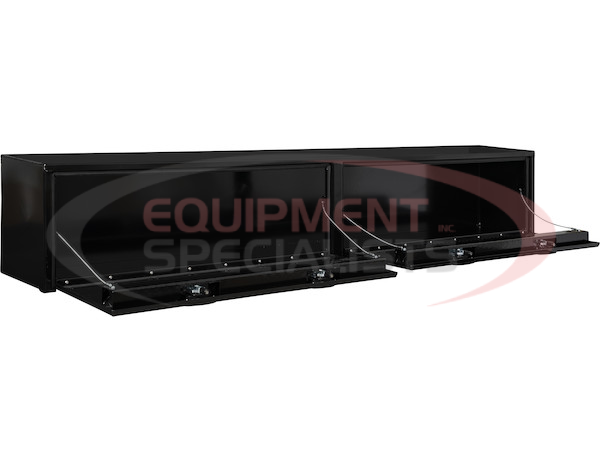 16X13X96 INCH BLACK SMOOTH ALUMINUM TOPSIDER TRUCK BOX