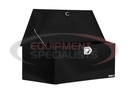 16X16X49/37 INCH BLACK STEEL TRAILER TONGUE TRUCK BOX