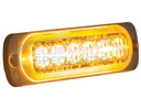 THIN 4.5 INCH AMBER HORIZONTAL LED STROBE LIGHT