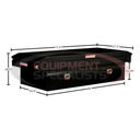 FULL SIZE WIDE SADDLE - STEEL, 14.5 CU FT GLOSS BLACK FINISH